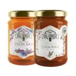 Süzme Çam Balı - Çiçek Balı - İkili avantajlı paket - 1700 gr